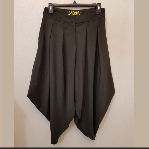 WIDOW Pants - 🔵WIDOW Black Pleated Harem Pants